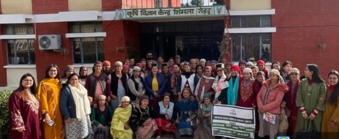 One day exposure visit organized at Krishi Vigyan Kendra, Rohru