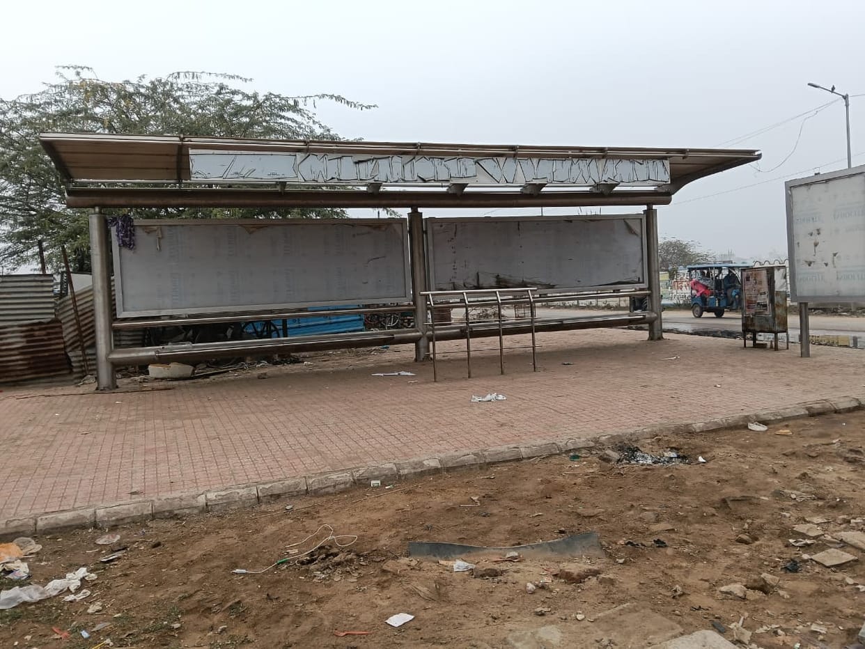 Four passenger waiting rooms are neglected due to lack of maintenance.