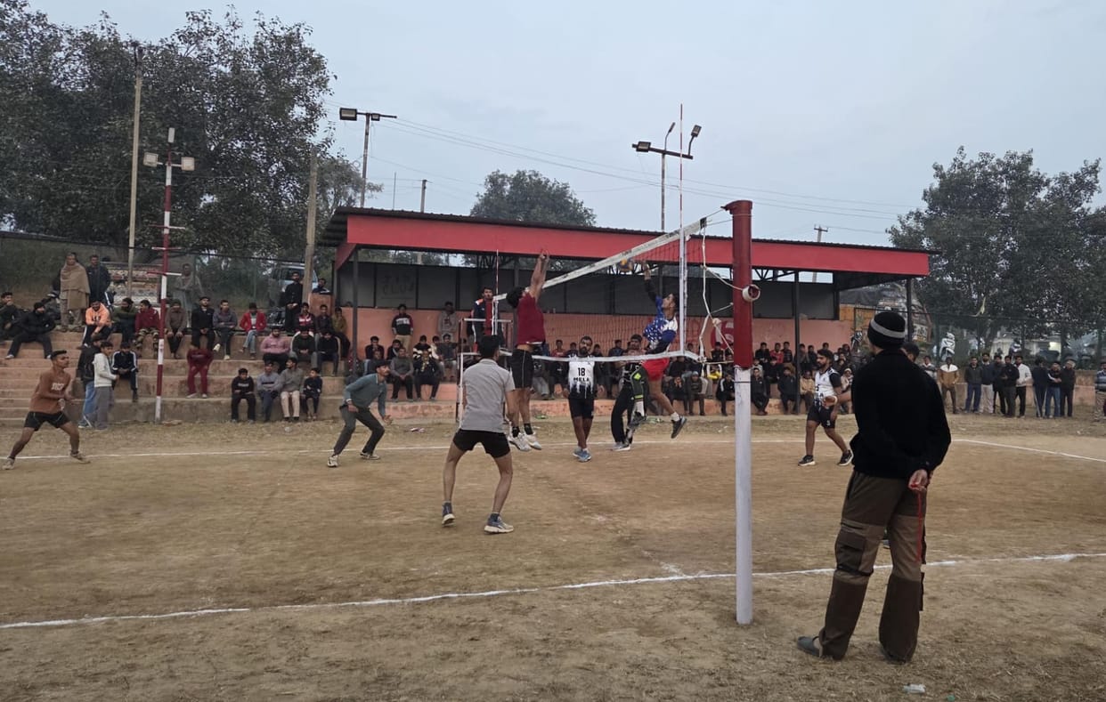 hiranagar news, volleyball championship