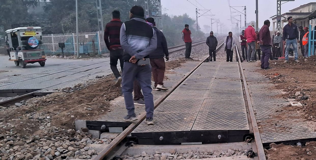 Railway track repair work completed, relief provided
