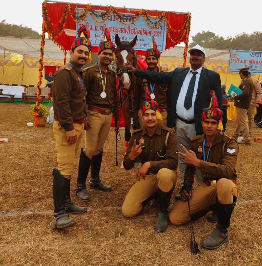 Sitapur PTC riders bagged 22 medals, Shaheen named best horse