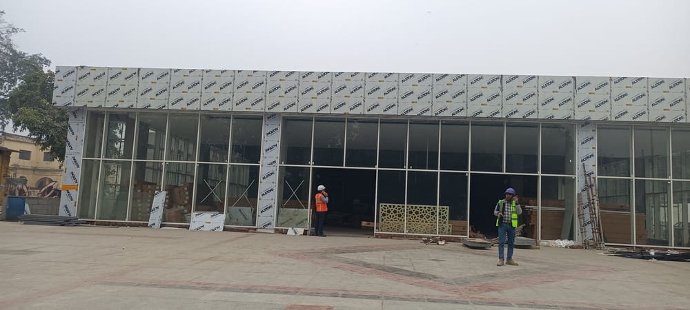 Agra Metro Faces Criticism as RBS College Station Construction Narrows Road