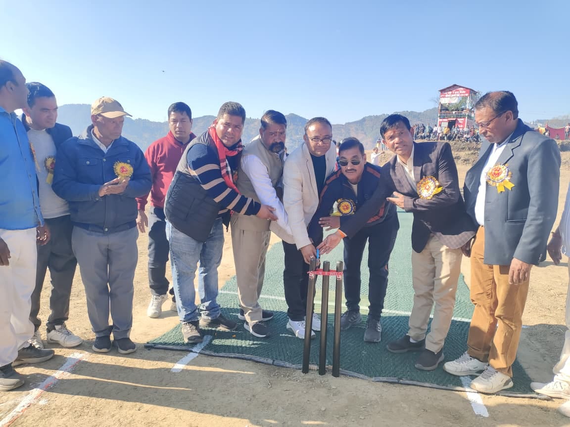 Cricket competition: Dhadgaon won the inaugural match