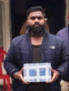A young man was arrested with a pistol and cartridges and was sent to jail.