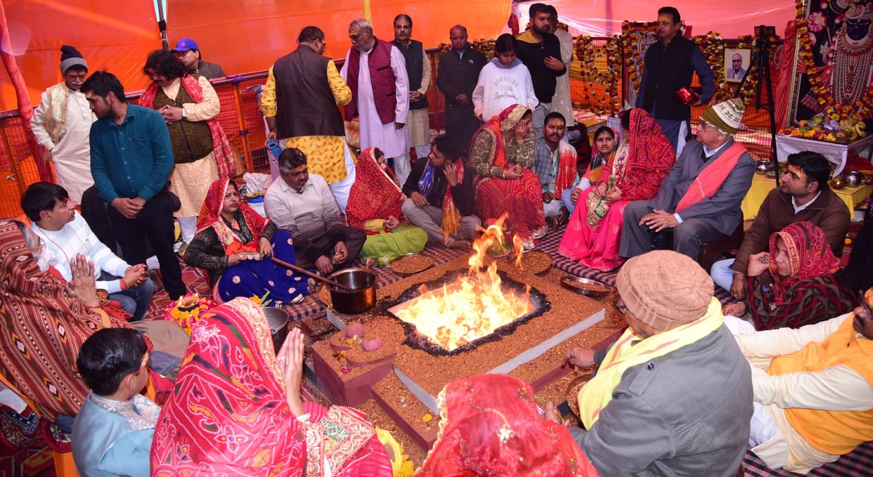 Bhandara was organised at the end of the story.