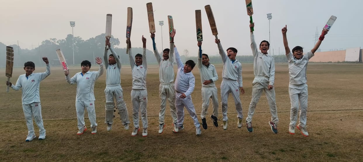Nalanda Academy won the match by 22 runs.