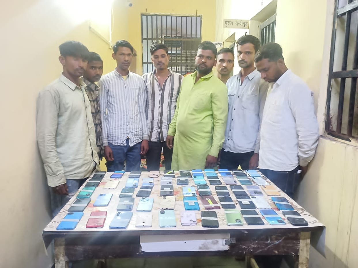ajmer dargah urs fair mobile theft gang arrest 8 seized 54 mobiles