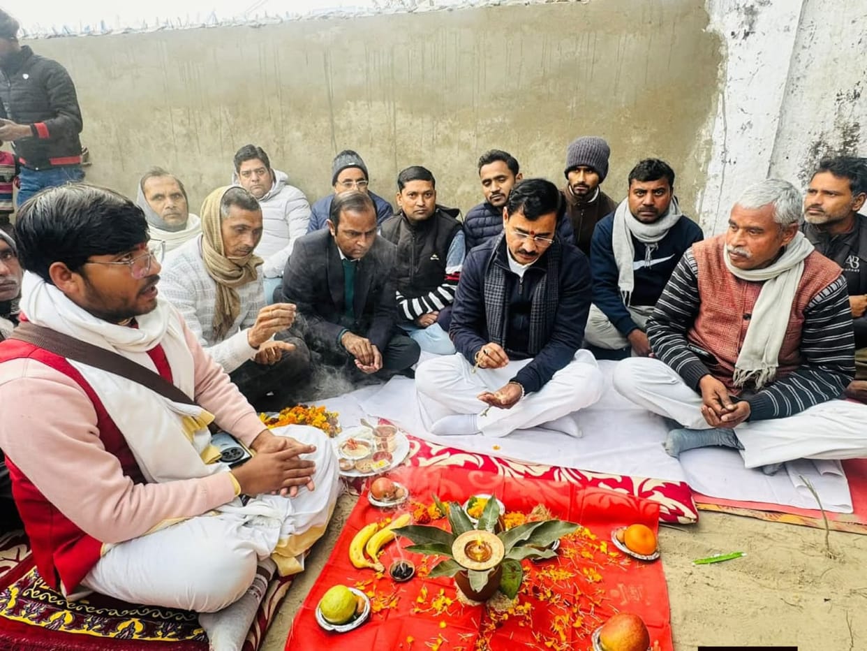 The road will be built at a cost of Rs 3.37 crore, the MLA performed the ground breaking ceremony.