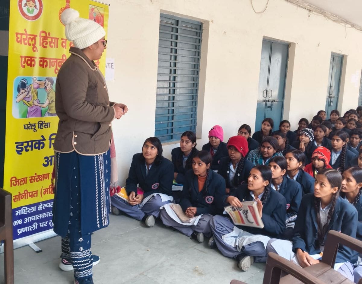 Students and teachers pledged to make the district free from child marriage.