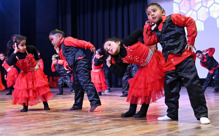 Parents and students danced to Bhangra and Pahari Nati.