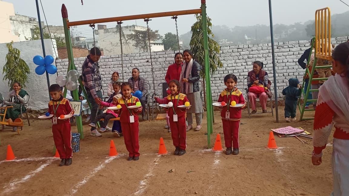 Young players showcased their talent in the annual sports competition at Prime Rose School.