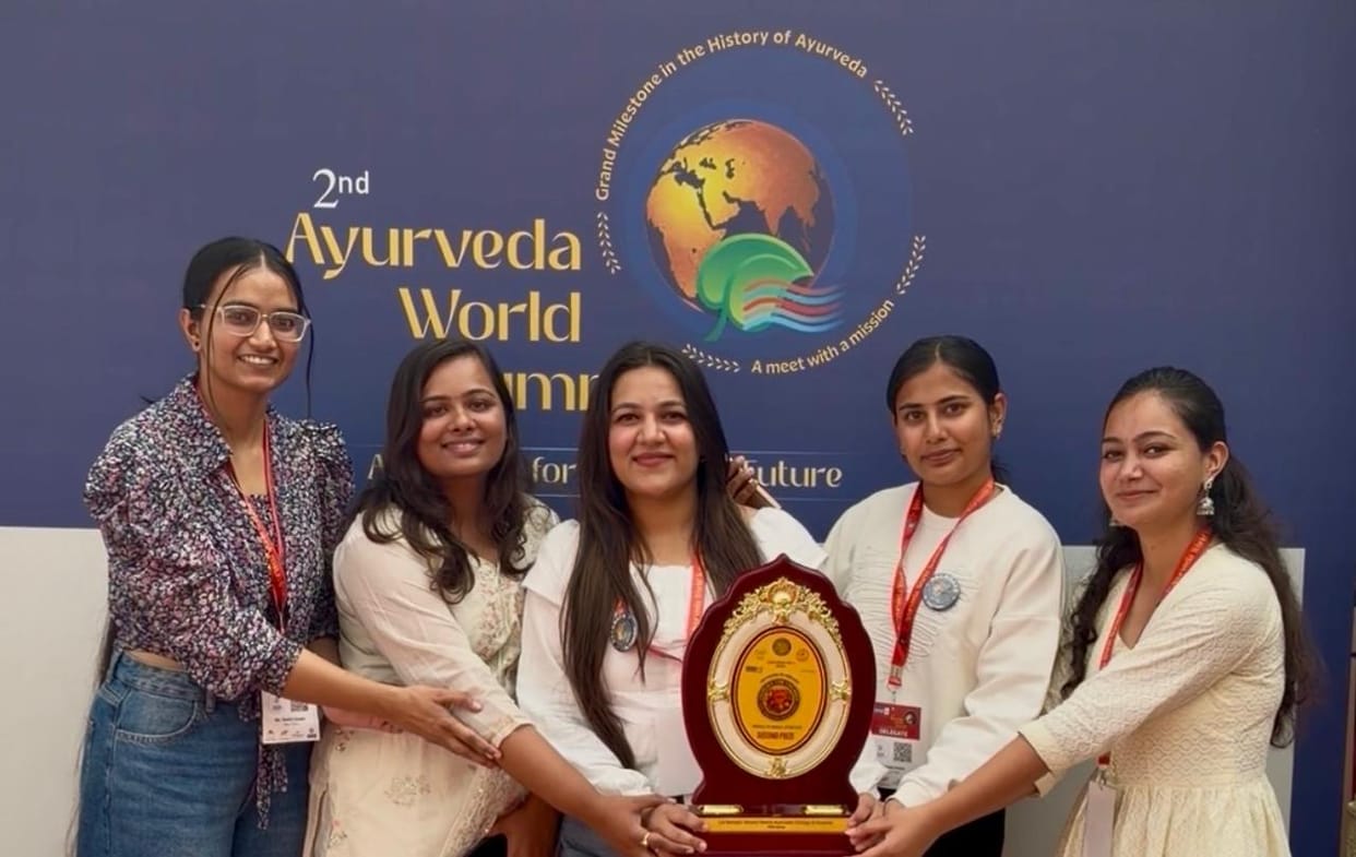 The Women's Ayurvedic College received the second prize