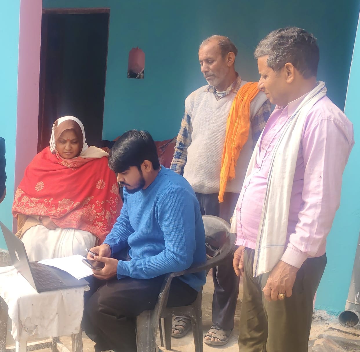 Ayushman cards were made for 2,194 eligible persons through a campaign.