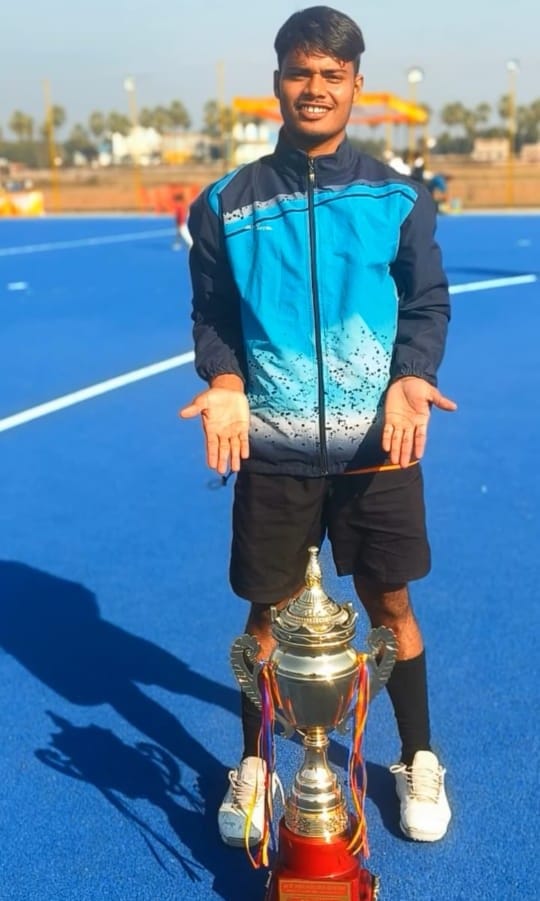 Aditya from Bhadohi played an important role in winning gold for the hockey team