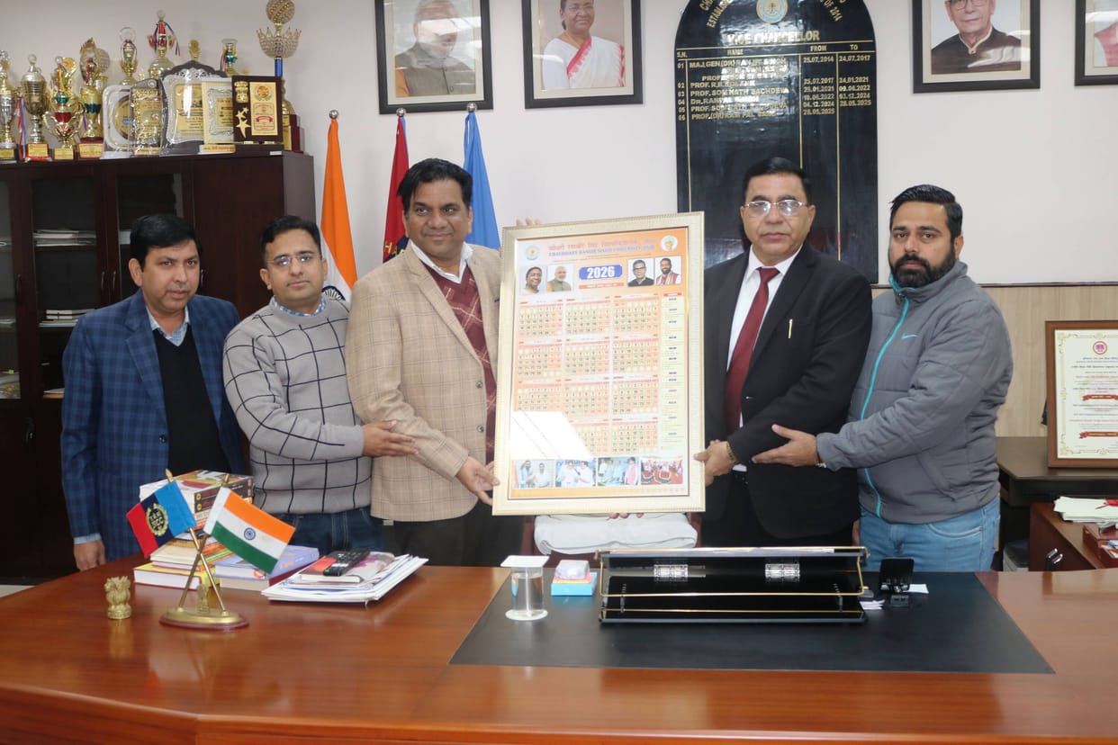 The Vice-Chancellor unveiled the official calendar for the year 2026.