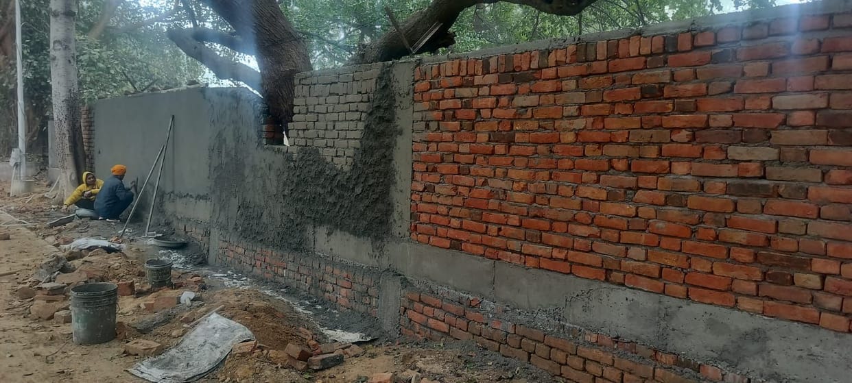 Now, there are allegations of corruption related to the construction of the boundary wall.