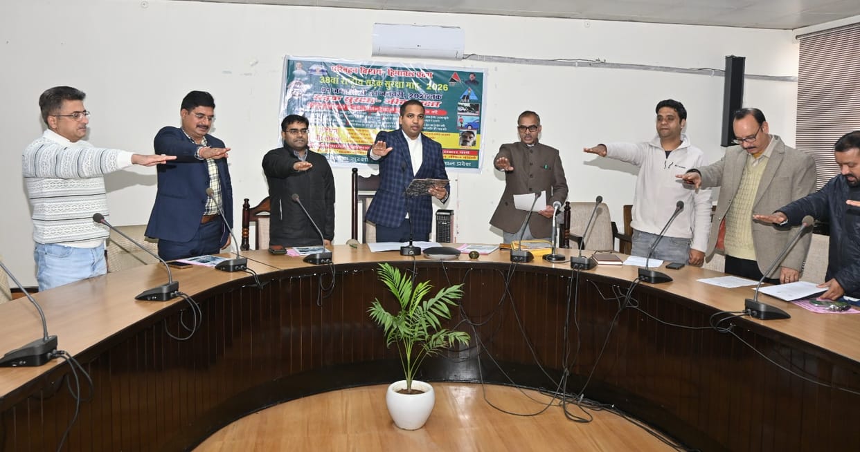 Road safety month begins in the district, Deputy Commissioner administers oath