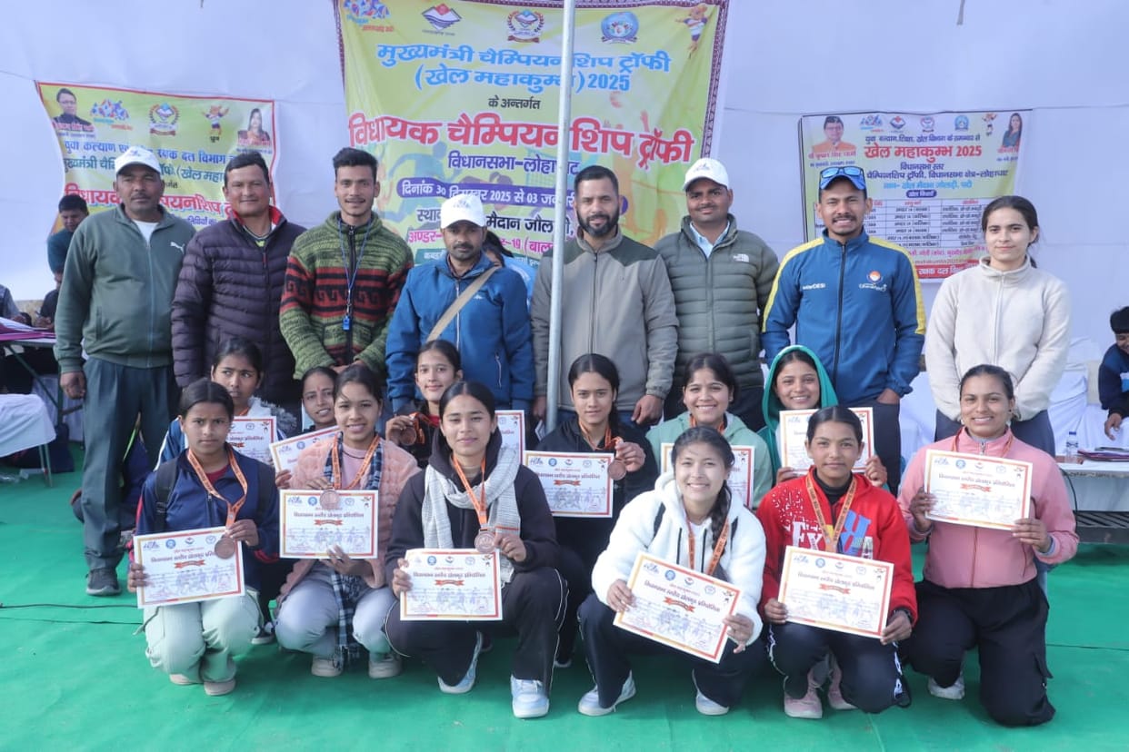 Riyashi tops in running and Preeti tops in high jump