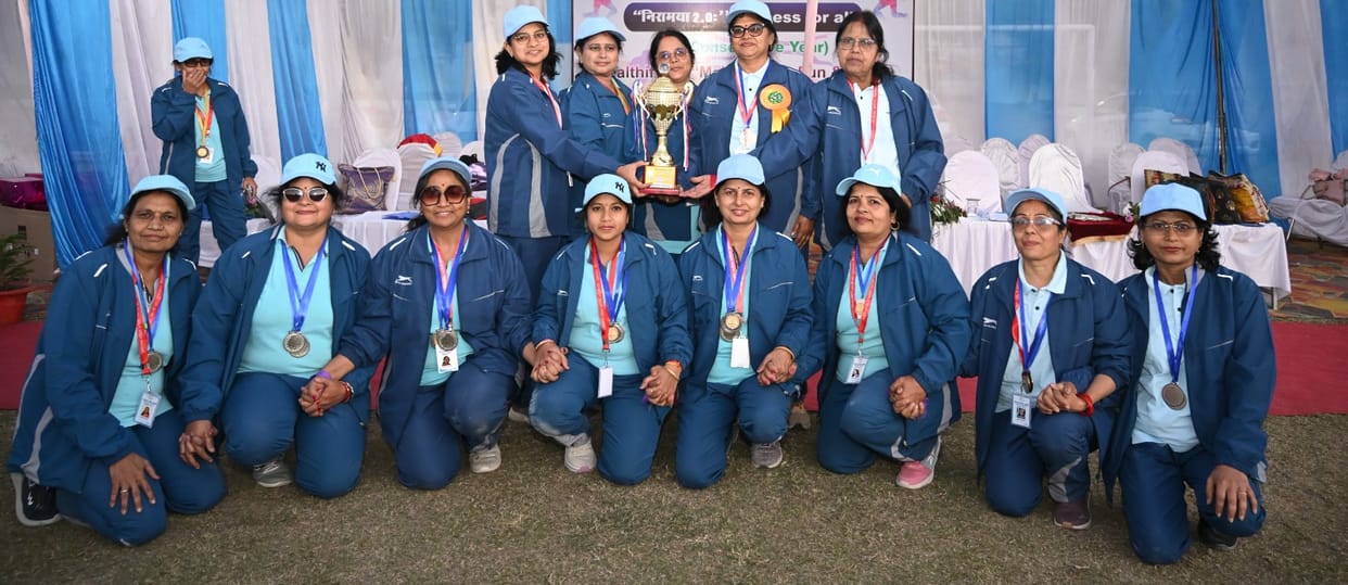 Team Anju Bobby George 1st with 44 points