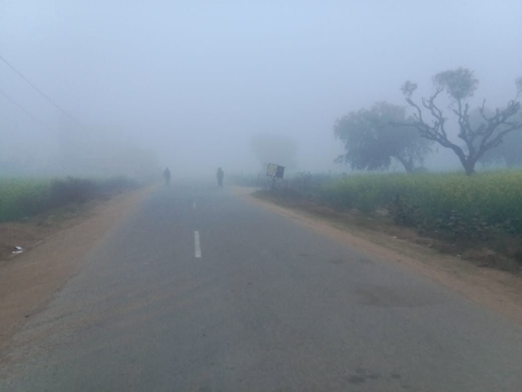 Temperatures are expected to drop again from today, and visibility was less than 20 meters on Thursday.
