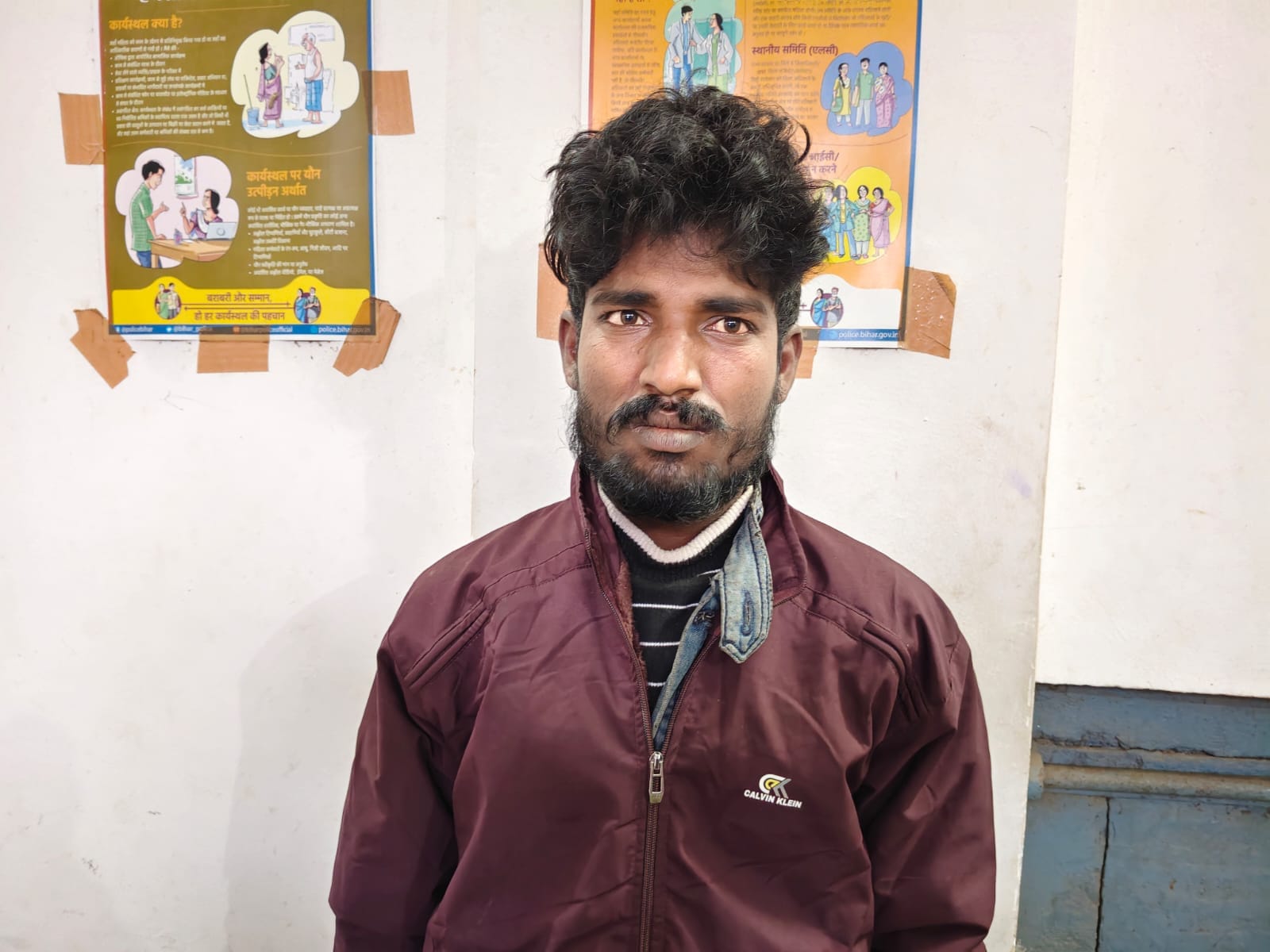 गिरफ्तार आरोपी।