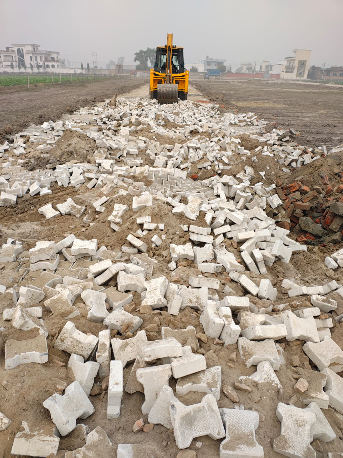 Constructions demolished in three illegal colonies