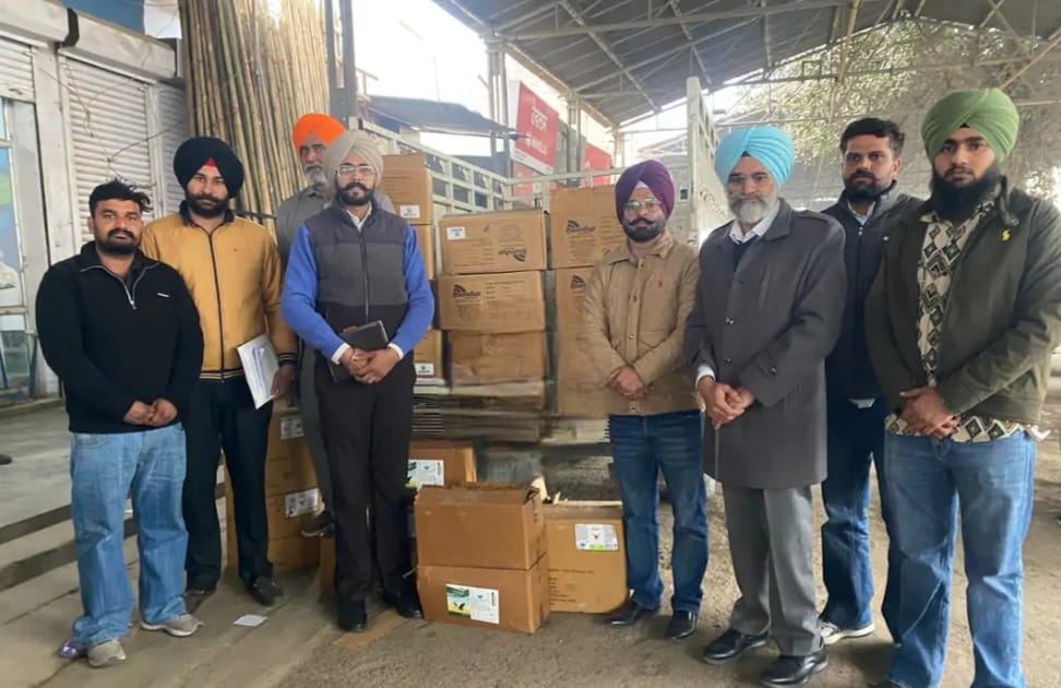 A consignment of banned herbicides was seized.