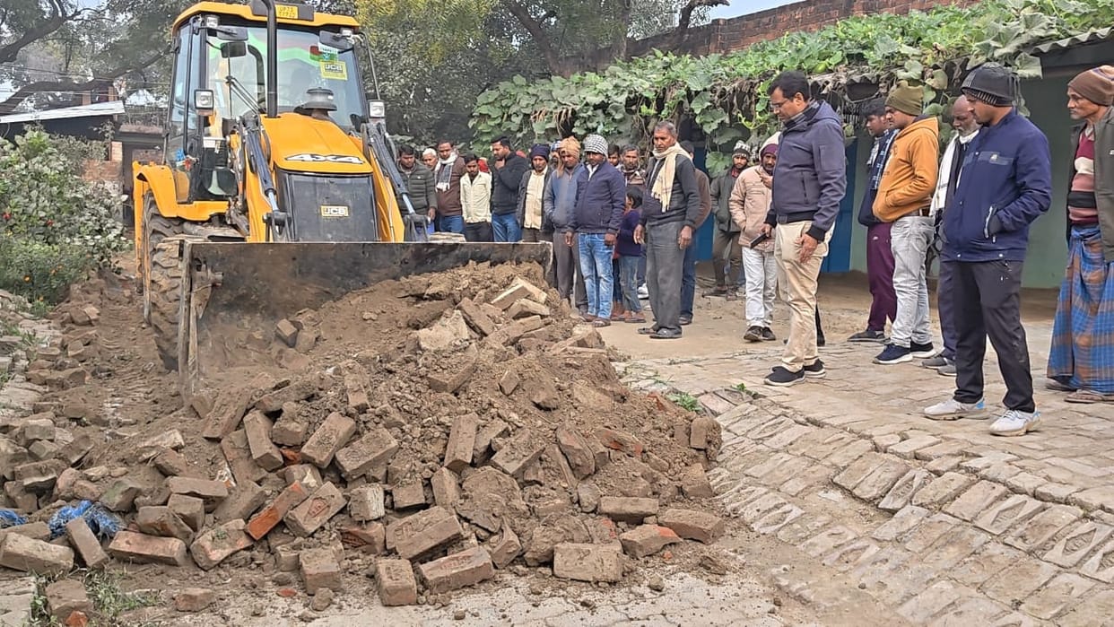 Public roads were cleared by removing encroachments