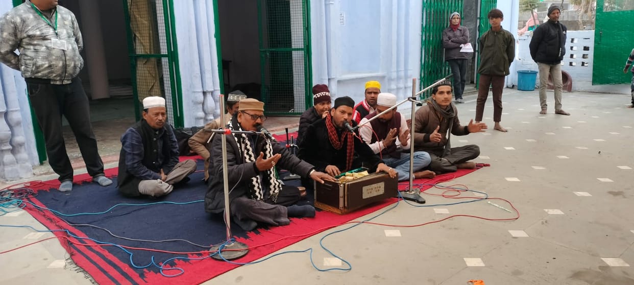 Qawwals enthralled the audience at the Urs of Hazrat Bulan Shah.