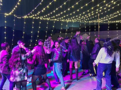 New year celebration in district.