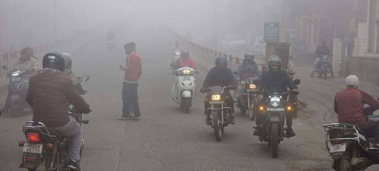 Due to fog and cloud cover, several districts experienced a cold day, and rain is expected today.