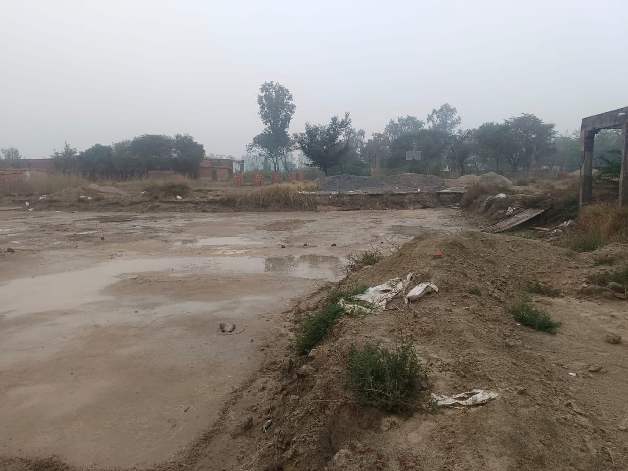 The building was supposed to be completed in 21 months, but 24 months have passed and not a single brick has been laid.