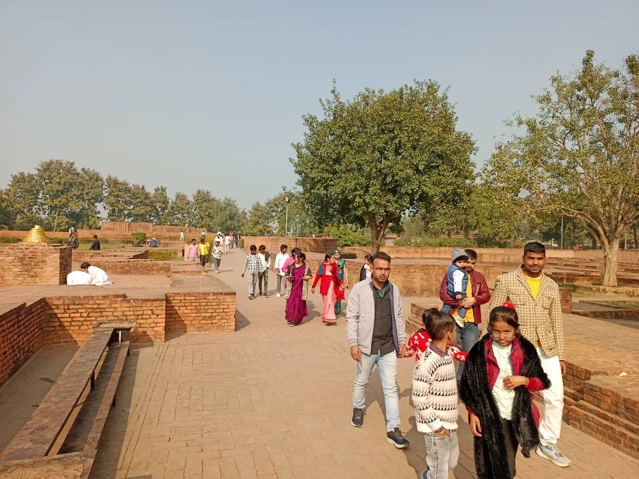 Taposthali buzzing with tourists on New Year