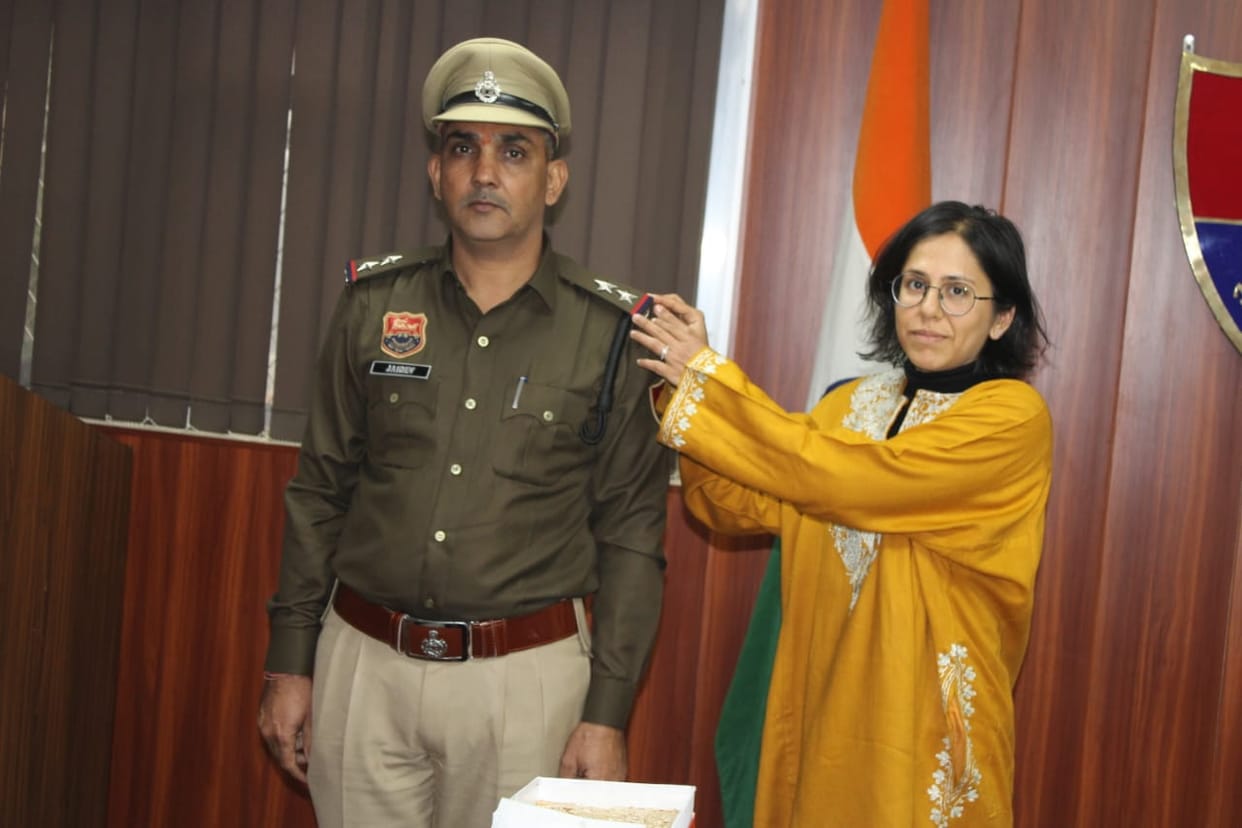 ASI Jaidev promoted to the post of sub-inspector