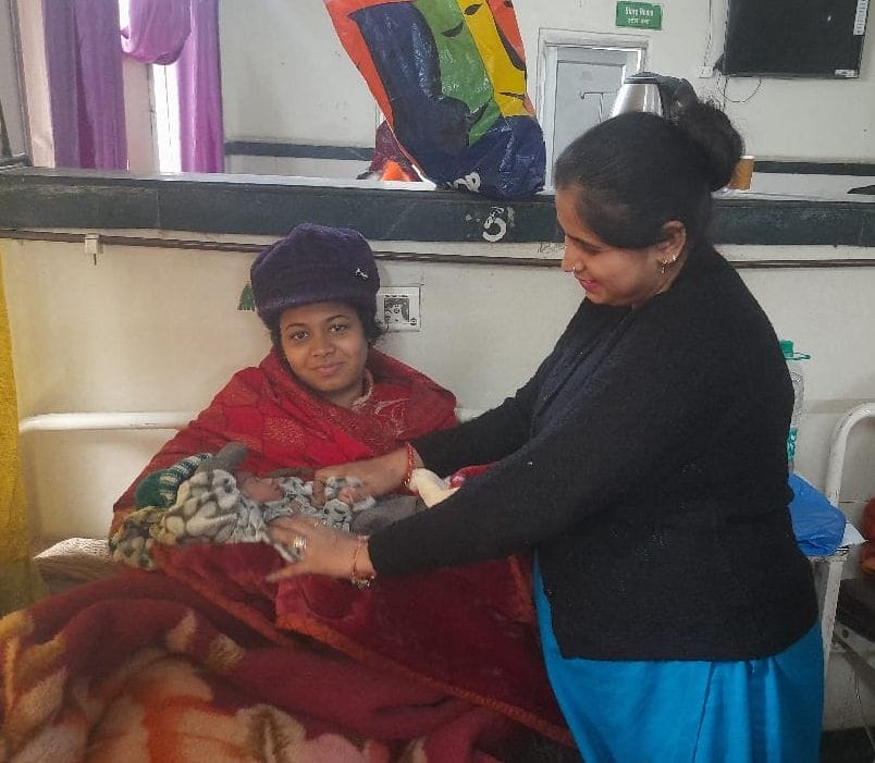The cries of nine newborns echoed in the district hospital on New Year's Day.