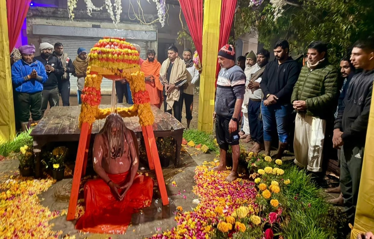 Baba Bhalegiri is doing the water stream, it will be completed tomorrow