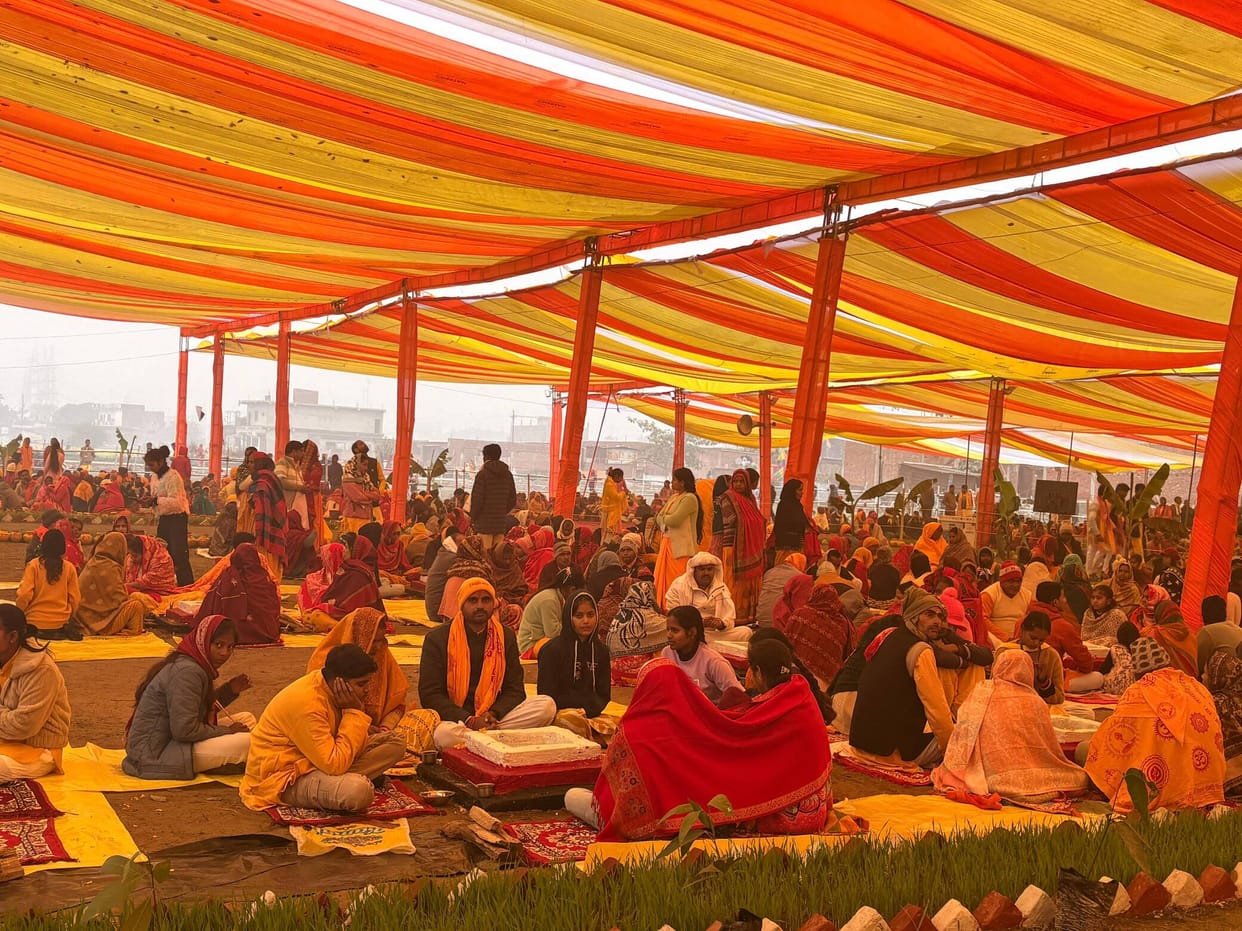 The Gayatri Maha Yagya was duly completed in two shifts.