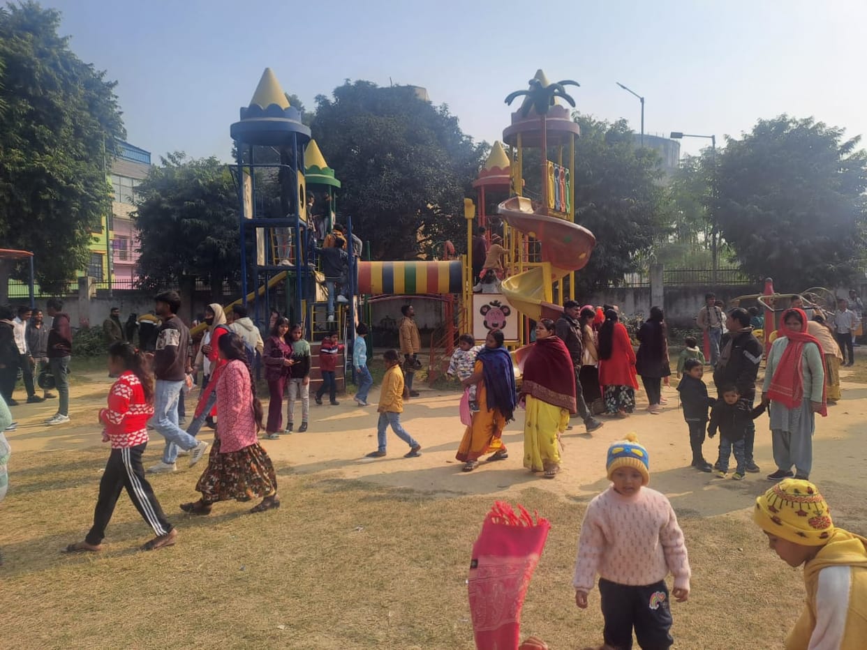 New Year's enthusiasm seen in Kateswar Park