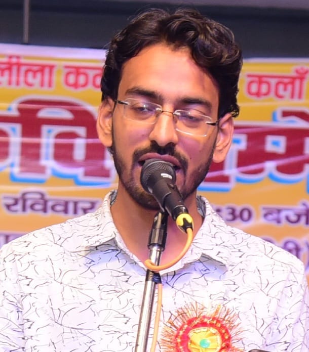 Poet Ankur got second place in online open mic