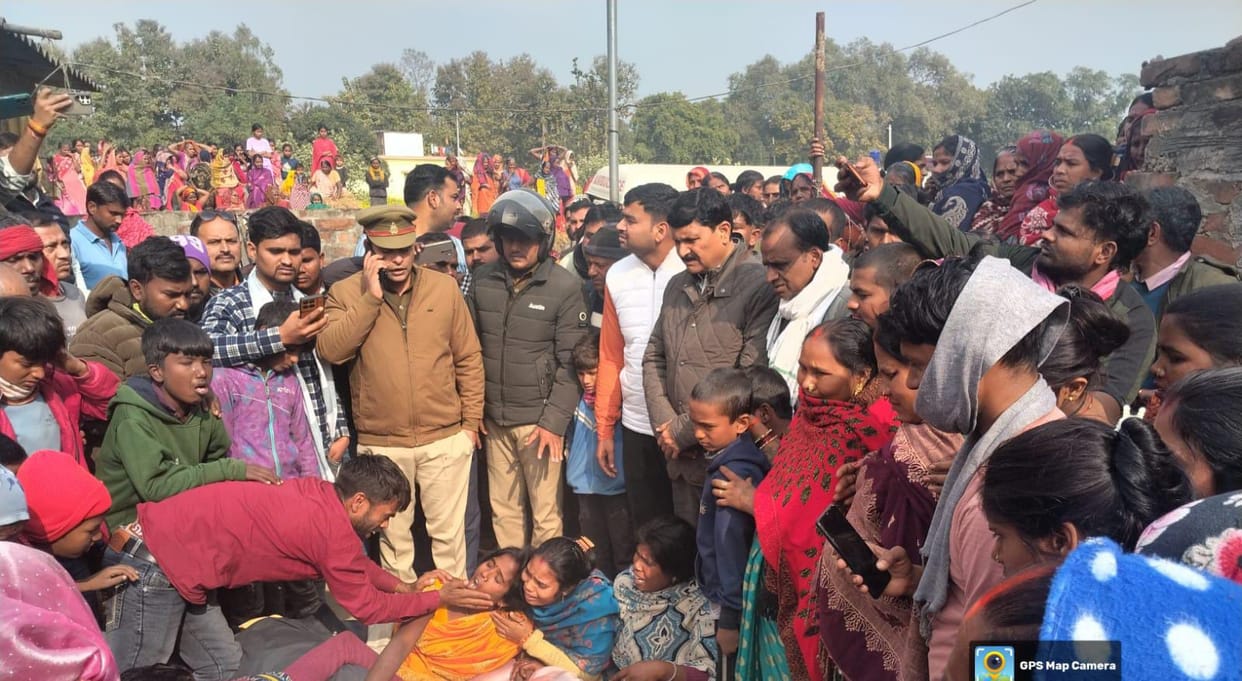 A laborer from Mehdawal was murdered in Mumbai; chaos erupted as soon as the body arrived.