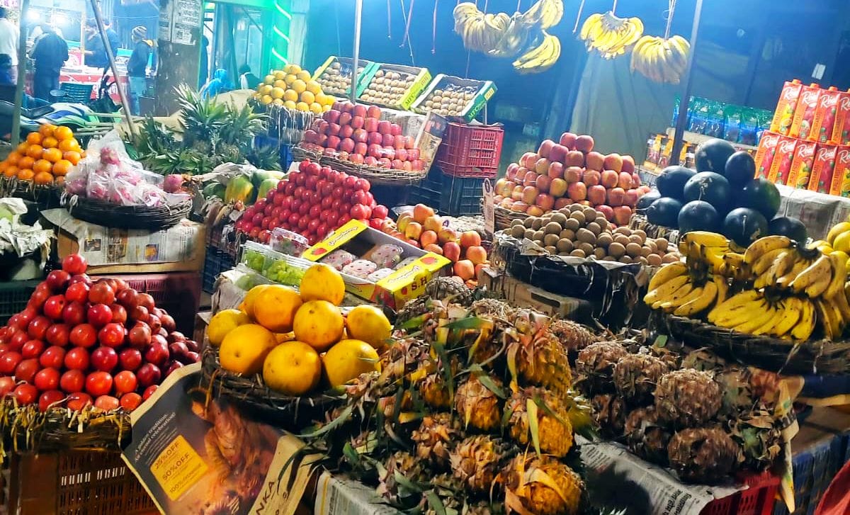 Fruits felt cold...customers turned their faces away