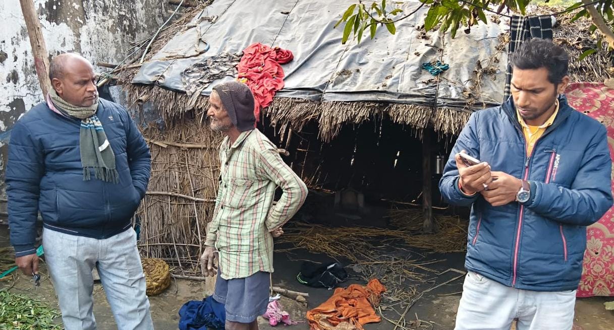 Fire broke out while cooking, four people were burnt
