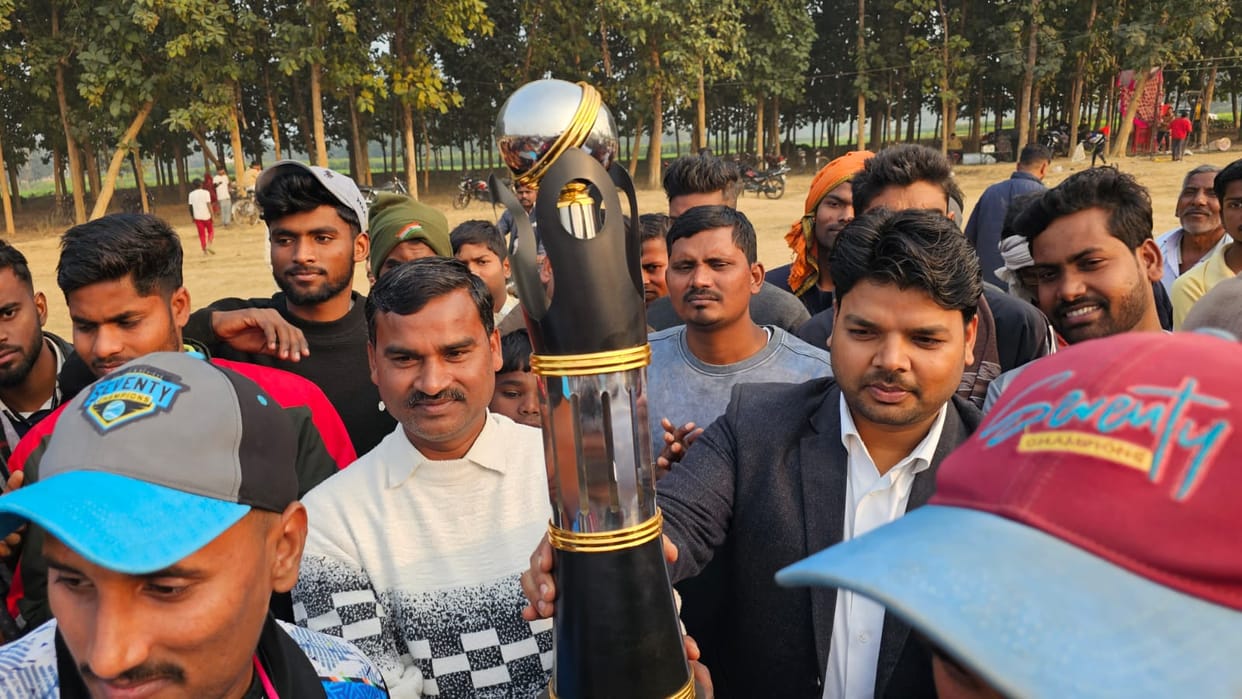 Suggichori's team became the winner of Balua Cricket Competition