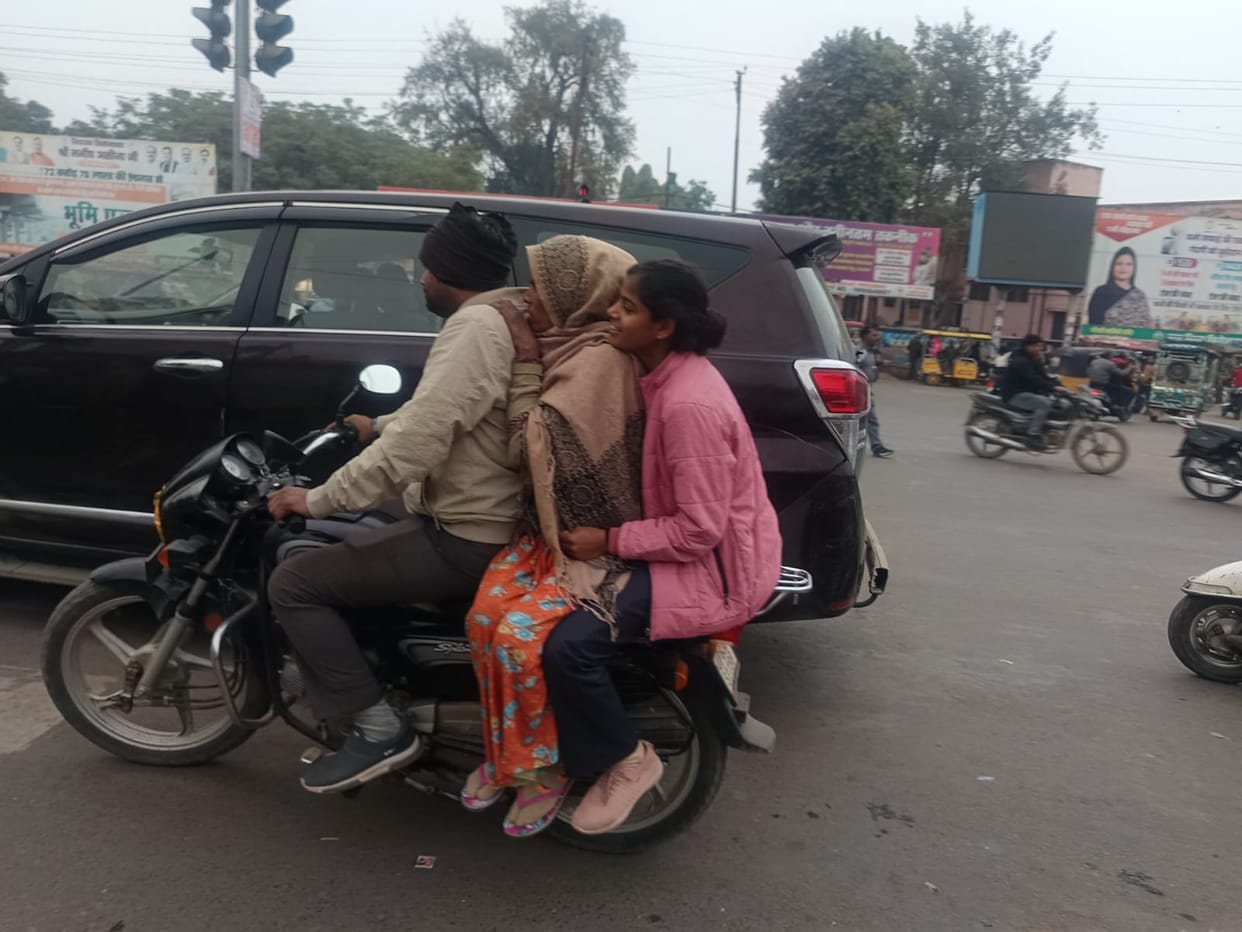 Traffic rules are ignored even during Road Safety Month.