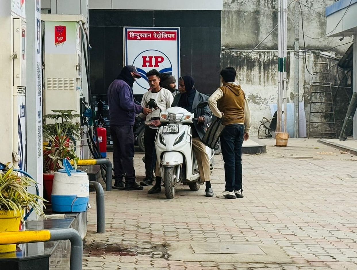 No helmet, no petrol measures have no effect, rules are not being followed.