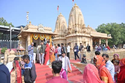 From Mangala Aarti to night vigil, Jasoldham resonated, devotees arrived from all over the country and abroad.