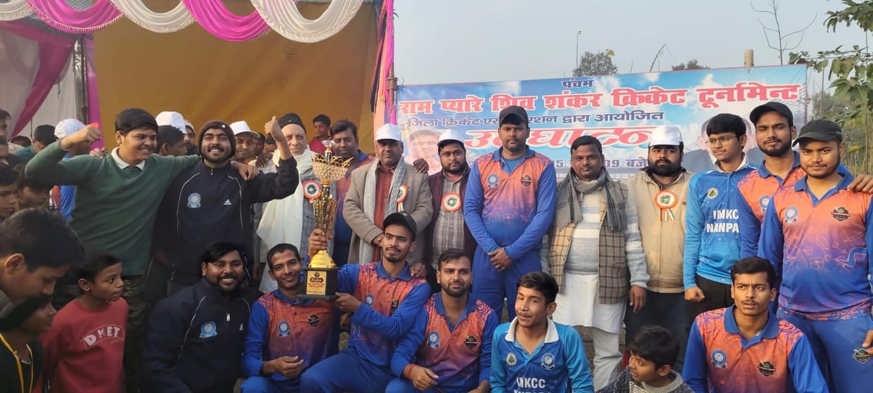 Ishrat Mehmood Club won the cricket tournament