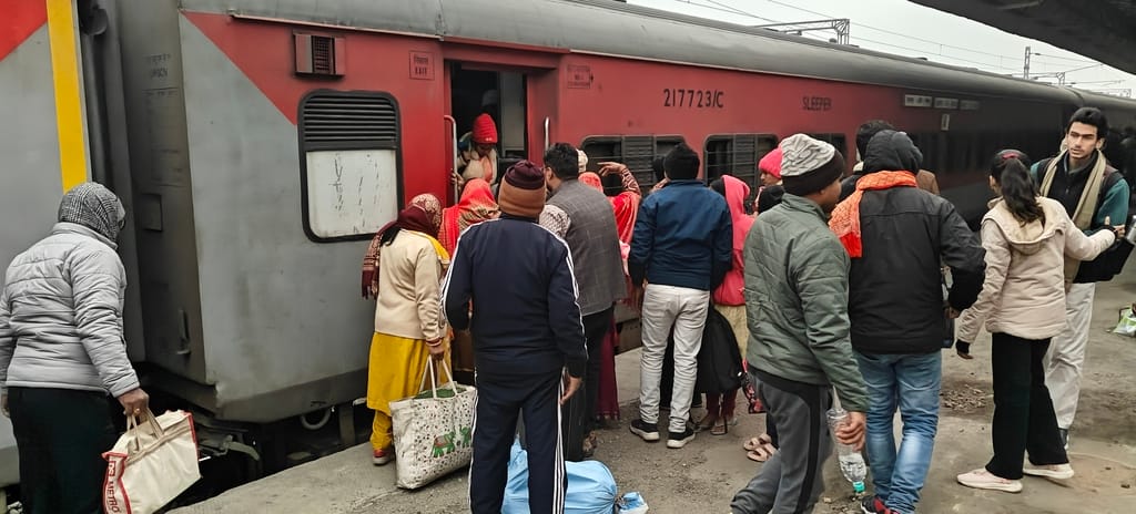 Six trains, including Shaheed and Bagh Express, were delayed.