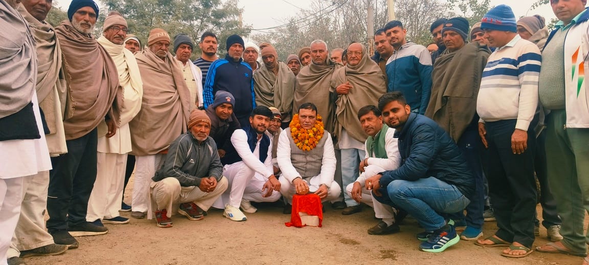 The villagers expressed their gratitude to the MLA.
