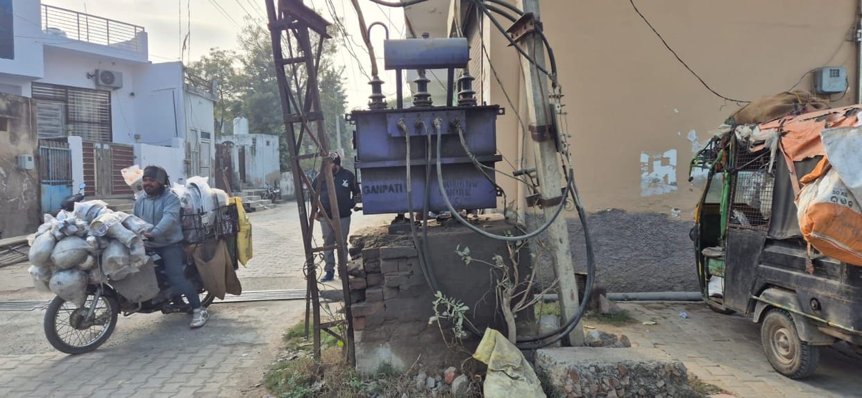 Electricity transformers placed on the ground are inviting accidents.